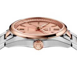 TAG Heuer Carrera Date 36mm Stainless Steel and 18K Rose Gold Automatic Ladies Watch