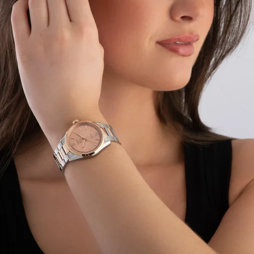 TAG Heuer Carrera Date 36mm Stainless Steel and 18K Rose Gold Automatic Ladies Watch