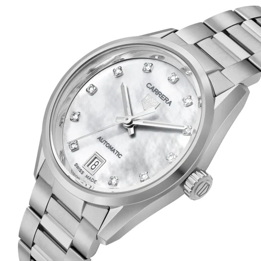 TAG Heuer Carrera Date 29mm Diamond Automatic Ladies Watch