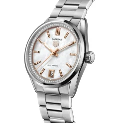 TAG Heuer Carrera Date 36mm Diamond Automatic Ladies Watch
