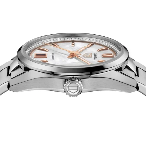 TAG Heuer Carrera Date 36mm Diamond Automatic Ladies Watch
