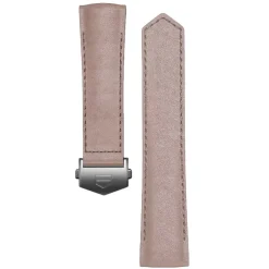 TAG Heuer Connected 42mm Calibre E4 Metallic Pink Leather Strap