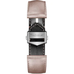TAG Heuer Connected 42mm Calibre E4 Metallic Pink Leather Strap