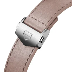 TAG Heuer Connected 42mm Calibre E4 Metallic Pink Leather Strap