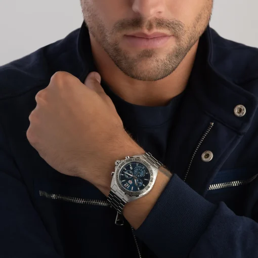 TAG Heuer Formula 1 Quartz Men's Blue Steel Chronograph 43mm Watch