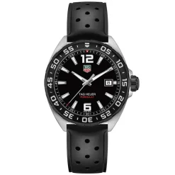 TAG Heuer Formula 1 Quartz Men's Black Rubber 41mm Watch