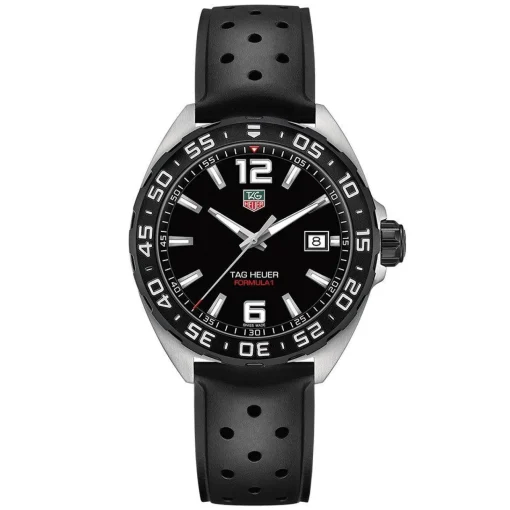 TAG Heuer Formula 1 Quartz Men's Black Rubber 41mm Watch