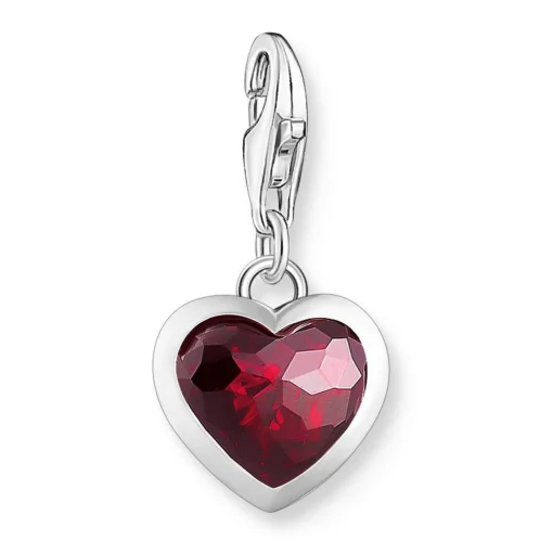 Thomas Sabo Charmista Club Silver Red Heart Charm