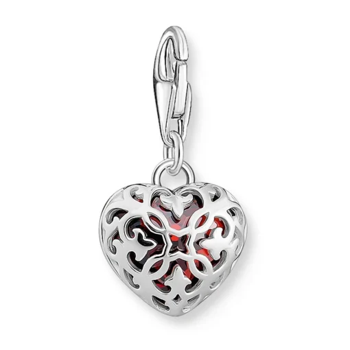 Thomas Sabo Charmista Club Silver Red Heart Charm