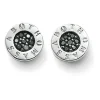 Thomas Sabo Classic Silver Black Pavé Stud Earrings