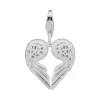 Thomas Sabo Generation Charm Club Silver Heart Shaped Angel Wings Charm