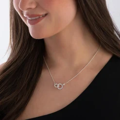 Thomas Sabo Glam & Soul Together Forever Silver Cubic Zirconia Necklace