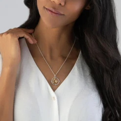 Thomas Sabo Gold Plated Moon and Star Necklace