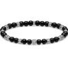 Thomas Sabo Obsidian Lucky Charm Bracelet