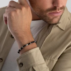 Thomas Sabo Obsidian Lucky Charm Bracelet