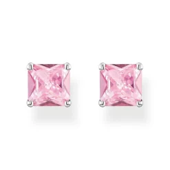 Thomas Sabo Pink Cubic Zirconia Stud Earrings
