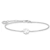 Thomas Sabo Silver Cloverleaf Bracelet