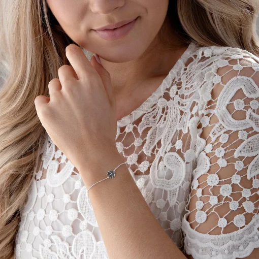 Thomas Sabo Silver Cloverleaf Bracelet