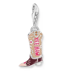Thomas Sabo Silver Cubic Zirconia Cowboy Boot Charm