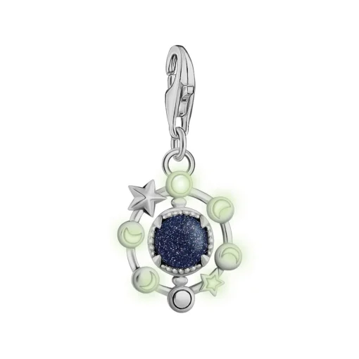 Thomas Sabo Silver Cubic Zirconia Orbit Charm