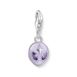 Thomas Sabo Silver Cubic Zirconia Alien Charm