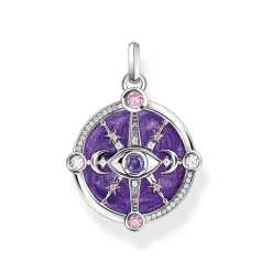 Thomas Sabo Silver Cubic Zirconia Eye Charm