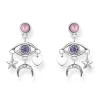 Thomas Sabo Silver Cubic Zirconia Eye Drop Earrings