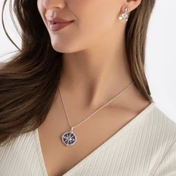 Thomas Sabo Silver Cubic Zirconia Eye Drop Earrings