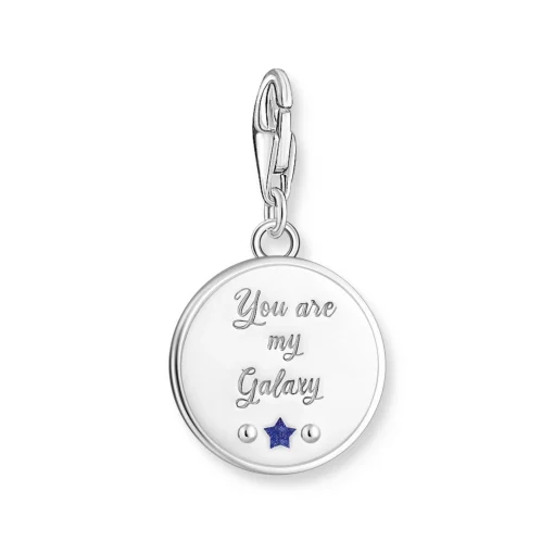 Thomas Sabo Silver Cubic Zirconia Space Charm