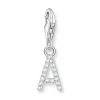 Thomas Sabo Silver Cubic Zirconia Initial A Charm