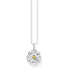 Thomas Sabo Silver Cubic Zirconia Flower Pendant