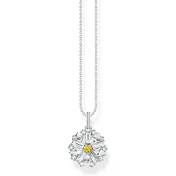 Thomas Sabo Silver Cubic Zirconia Flower Pendant