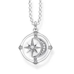 Thomas Sabo Silver Star and Moon Necklace