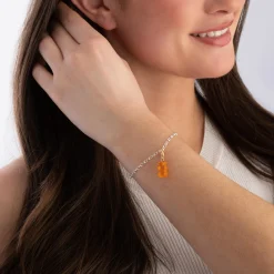 Thomas Sabo X HARIBO 18k Gold Plated Orange Goldbears Charm