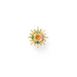 Thomas Sabo Yellow Gold Plated Sun Single Stud Earring