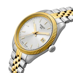 Tissot Ballade 34mm Stainless Steel and Yellow Gold PVD Ladies Watch
