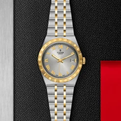 TUDOR Royal 38mm Stainless Steel and Yellow Gold Automatic Watch