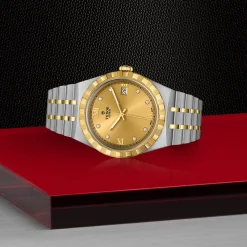 TUDOR Royal 38mm Stainless Steel and Yellow Gold Diamond Automatic Men’s Watch