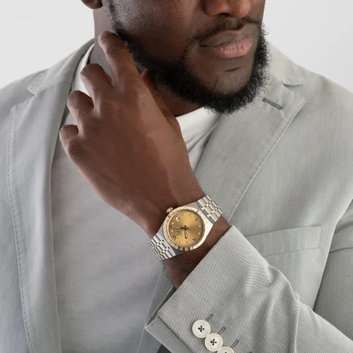 TUDOR Royal 38mm Stainless Steel and Yellow Gold Diamond Automatic Men’s Watch