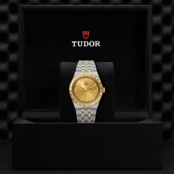 TUDOR Royal 38mm Stainless Steel and Yellow Gold Diamond Automatic Men’s Watch