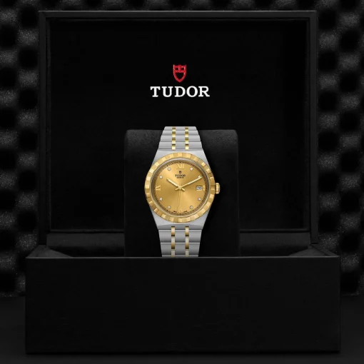 TUDOR Royal 38mm Stainless Steel and Yellow Gold Diamond Automatic Men’s Watch