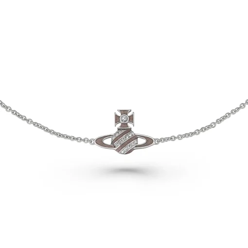 Vivienne Westwood Assita Silver Crystal Bracelet