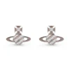 Vivienne Westwood Assita Silver Cubic Zirconia Stud Earrings