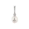 Vivienne Westwood Azul Silver Pearl Hoop Earring