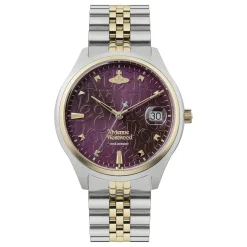 Vivienne Westwood Camberwell 37mm Stainless Steel and Yellow Gold Plated Ladies Watch
