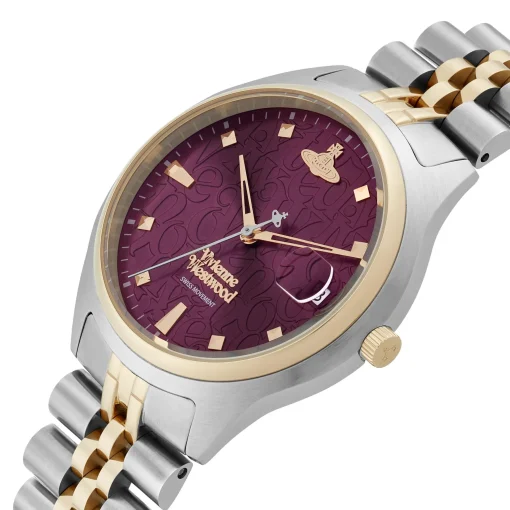 Vivienne Westwood Camberwell 37mm Stainless Steel and Yellow Gold Plated Ladies Watch