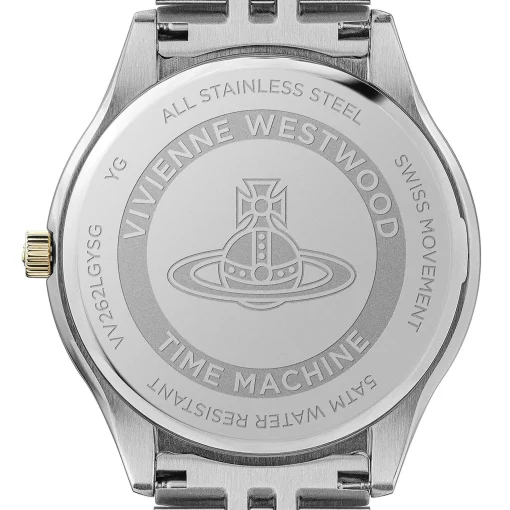 Vivienne Westwood Camberwell 37mm Stainless Steel and Yellow Gold Plated Ladies Watch