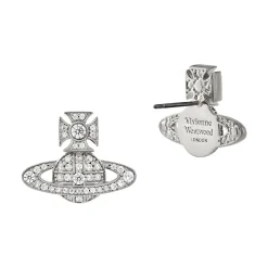 Vivienne Westwood Carmela Crystal Stud Earrings