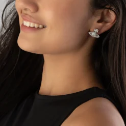 Vivienne Westwood Carmela Crystal Stud Earrings