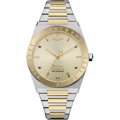 Vivienne Westwood Charterhouse 39.5mm Stainless Steel and Yellow Gold Tone Ladies Watch